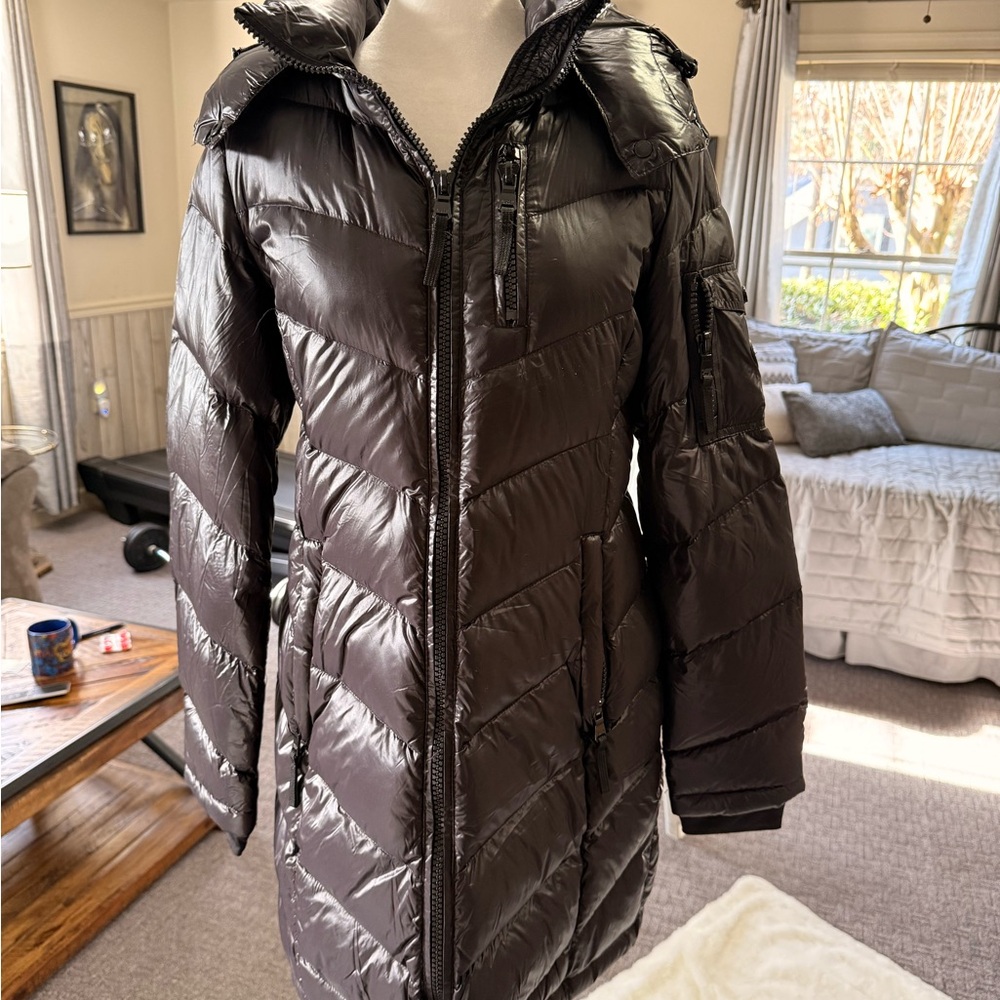 Andrew Marc packable lightweight premium down puffer jacket - Picture 3 of 7